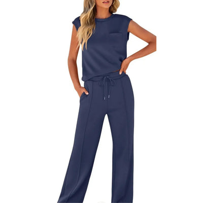 KAIYA™ | Casual Summer Soft Lounge Co-Ord