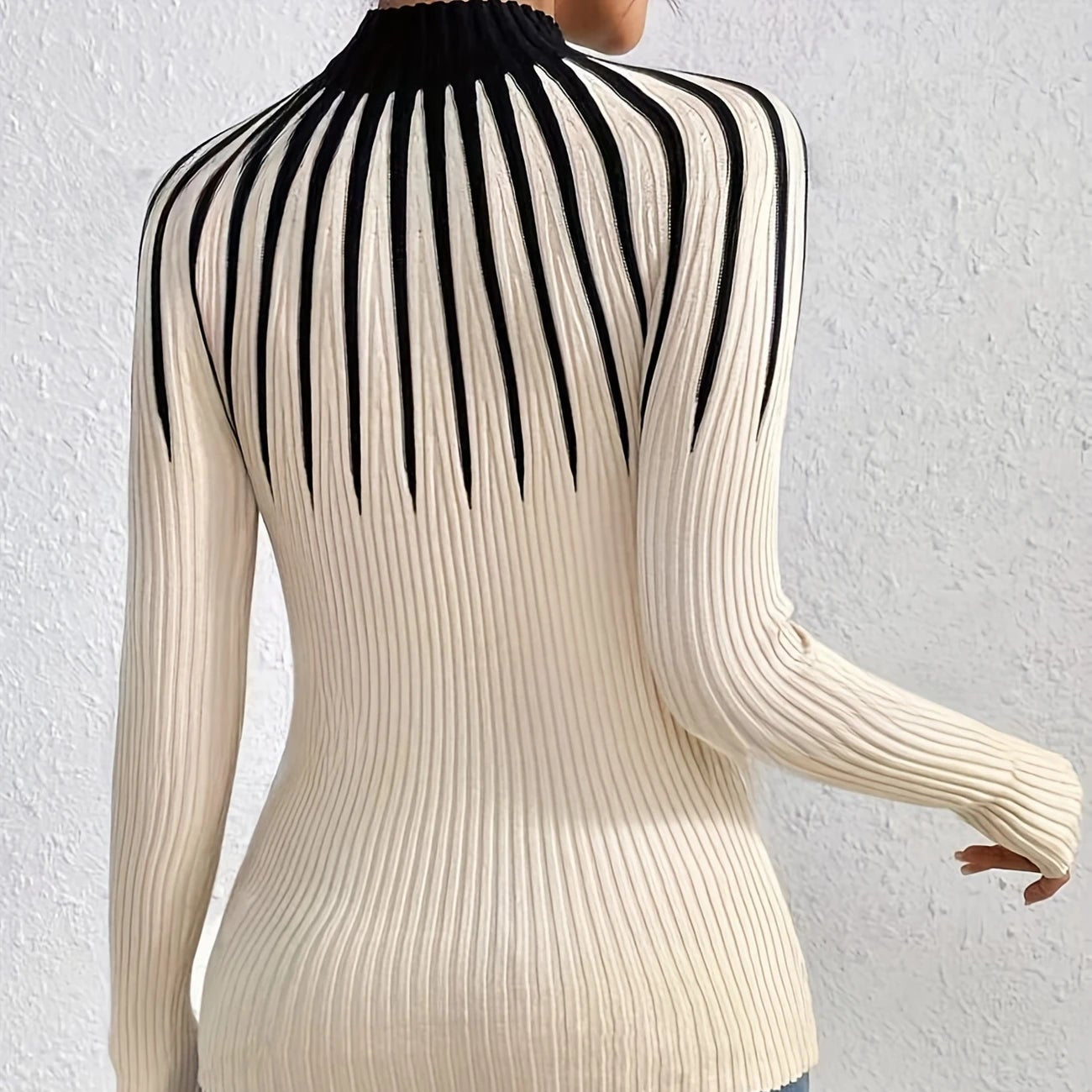 Glory™ | Elegant and versatile ribbed jumper