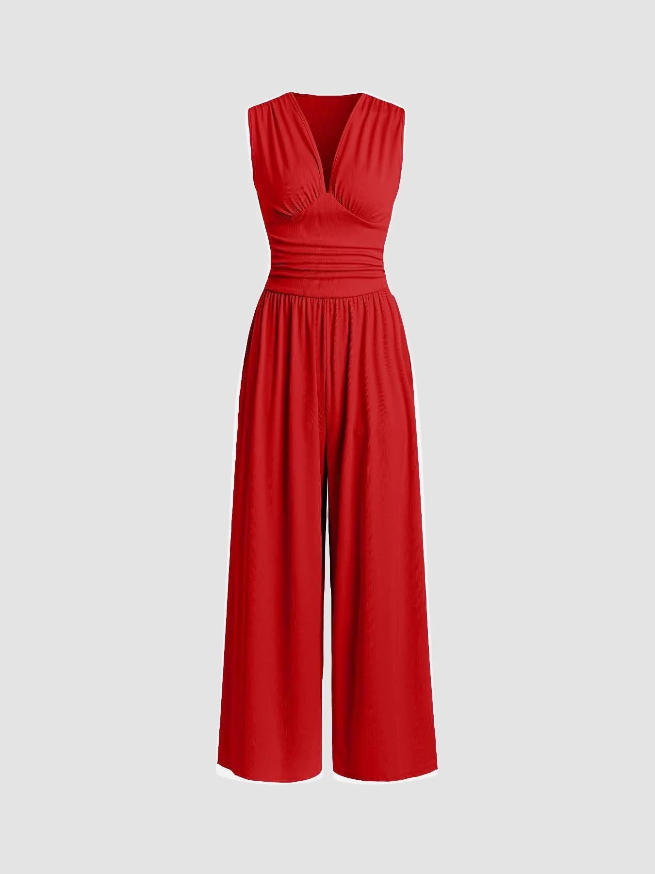 CHARITY™ | Chic Sleeveless Wide-Leg Jumpsuit