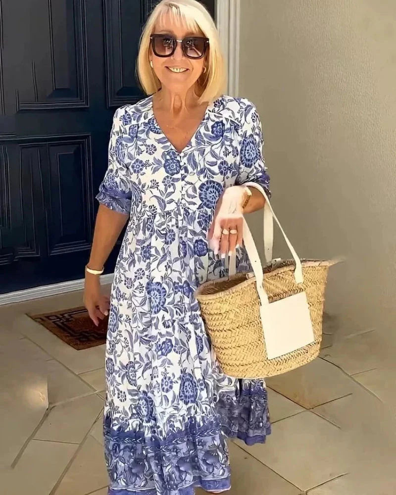 LIA™ | ELEGANT AND AIRY FLORAL DRESS