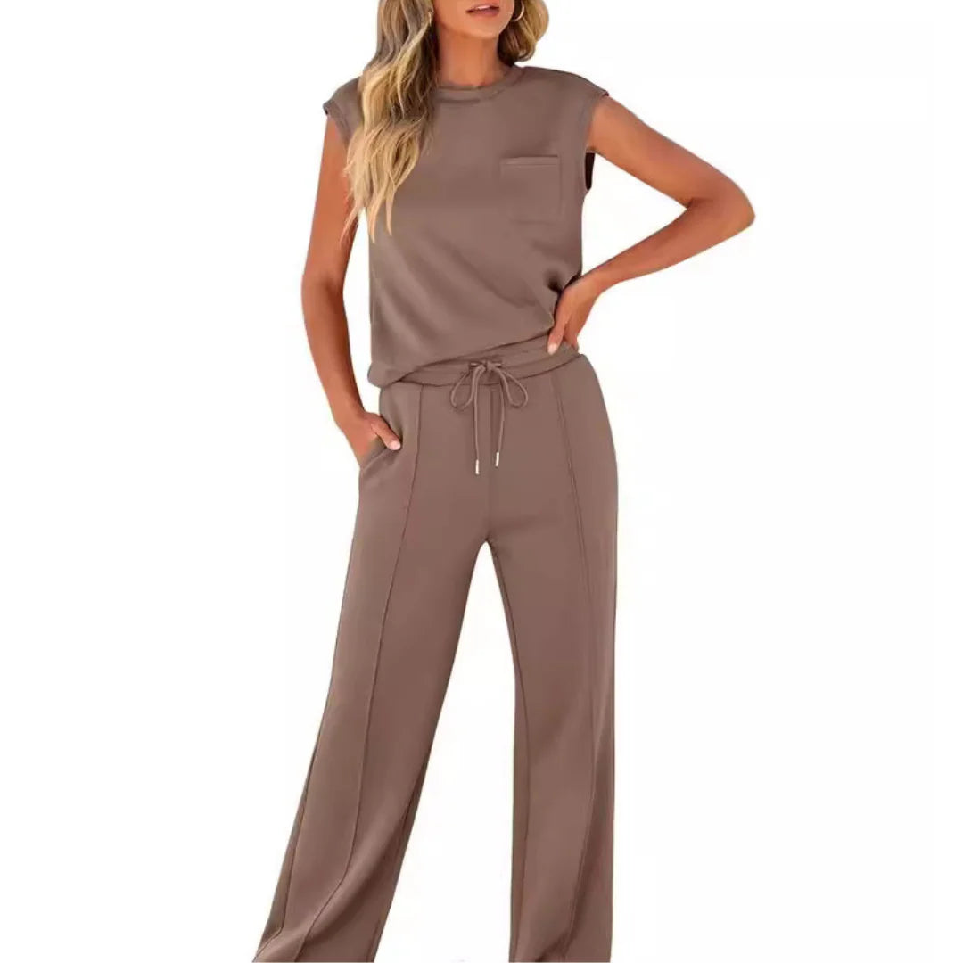 KAIYA™ | Casual Summer Soft Lounge Co-Ord