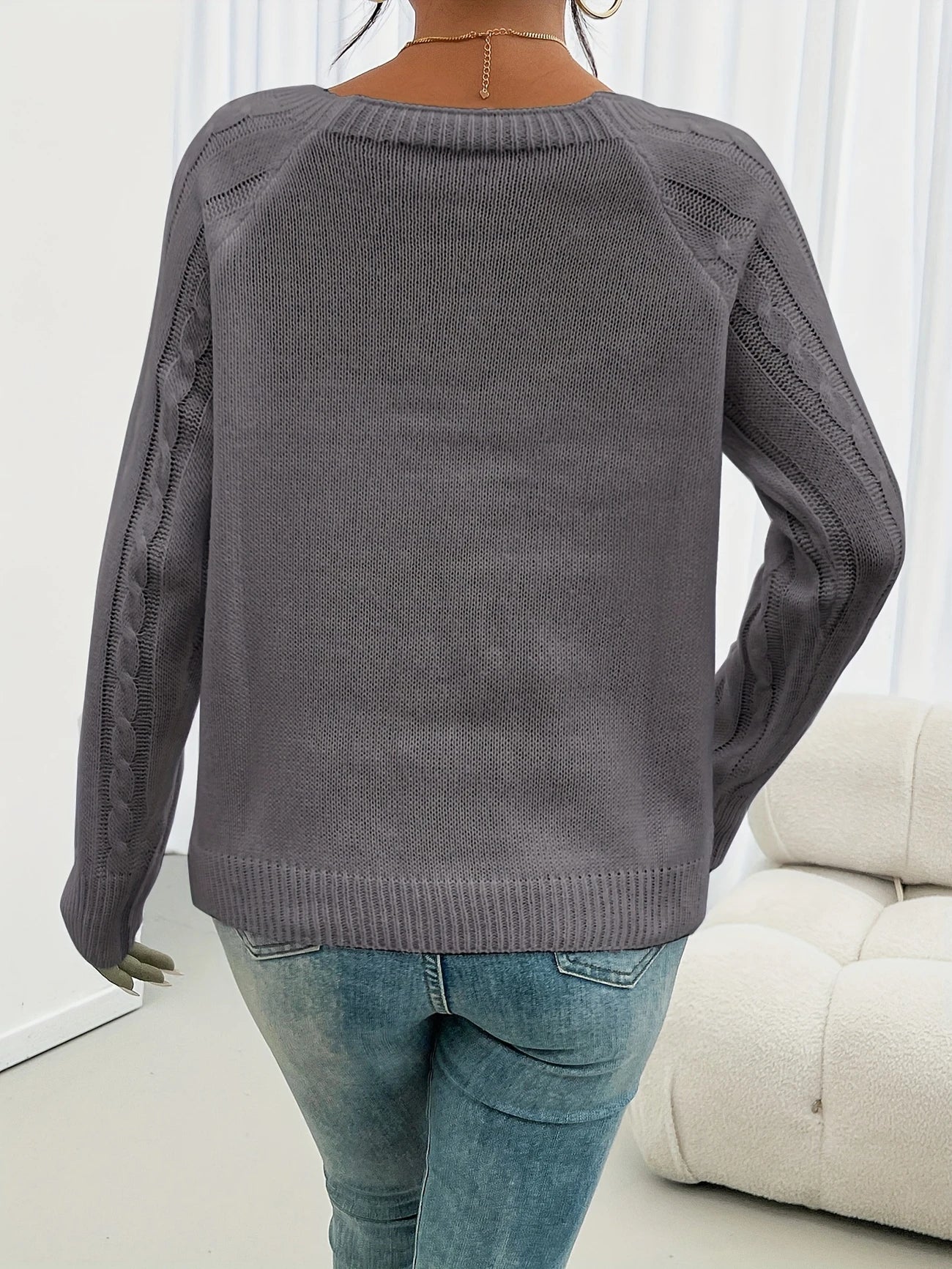 Julia™ | Embroidered jumper with buttons