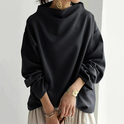 Elly™ | High-Neck Soft Knit Top