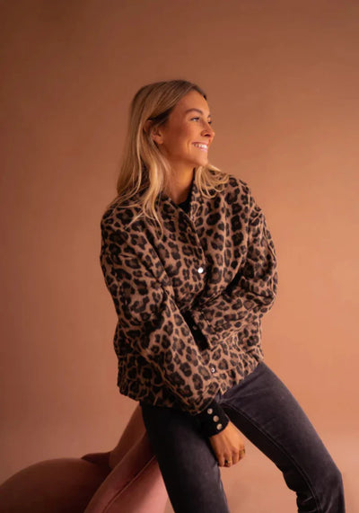 Leona™ | Die Leopard-Bomberjacke