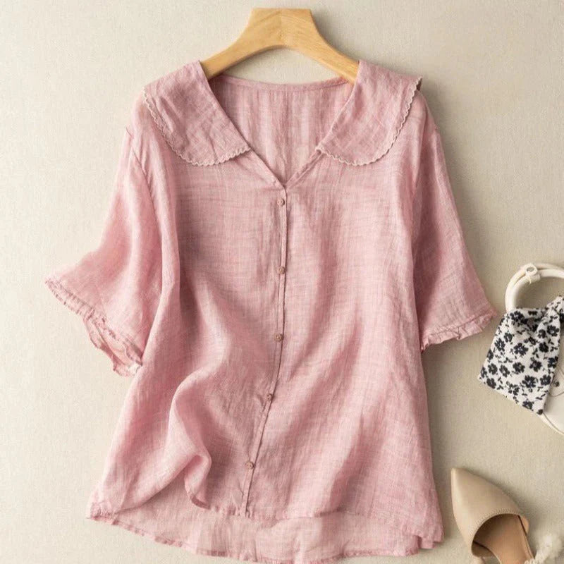 ADÈLE™ | LINEN BLOUSE