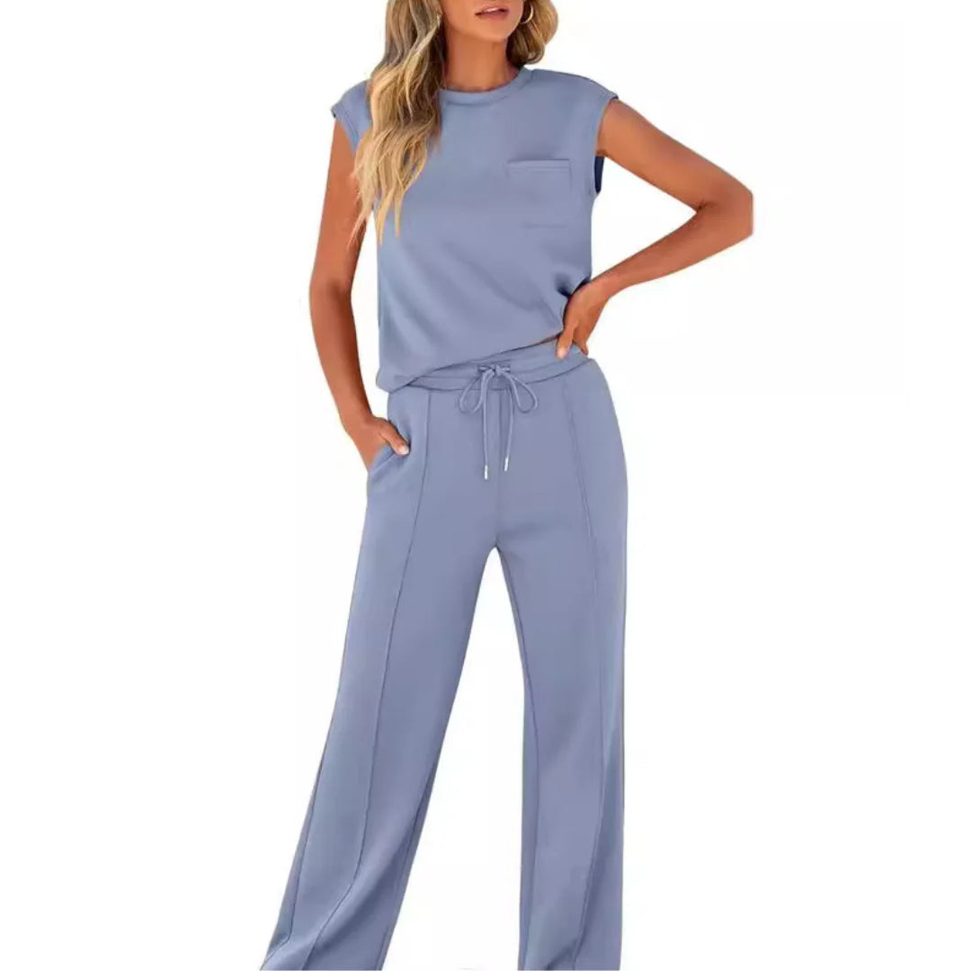KAIYA™ | Casual Summer Soft Lounge Co-Ord
