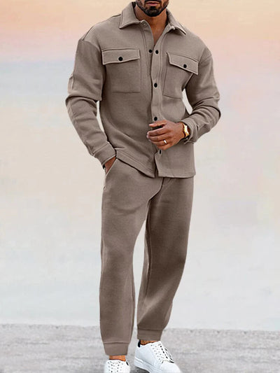 Lukas™ | Solid-coloured two-piece set