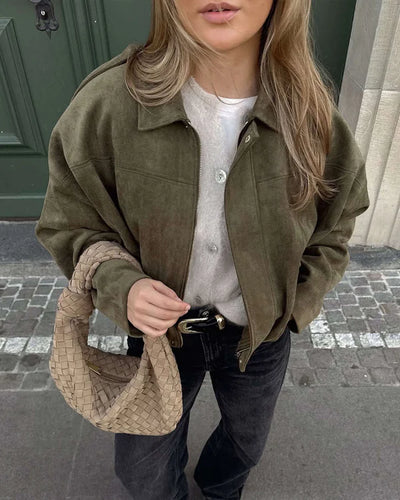 Giada™ | SUEDE BOMBER