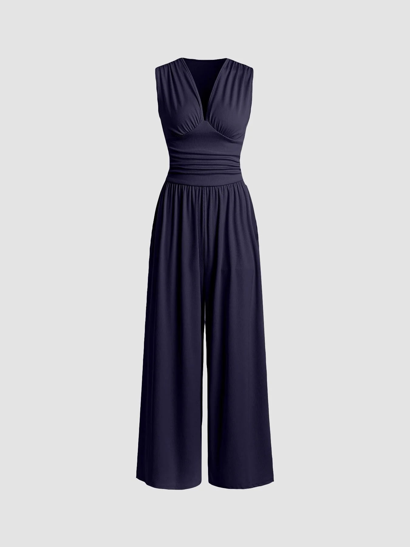 CHARITY™ | Chic Sleeveless Wide-Leg Jumpsuit