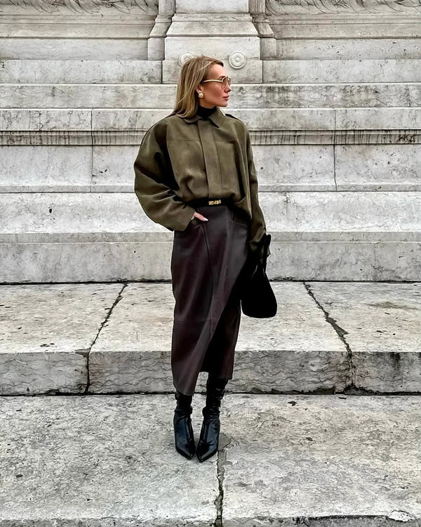 Giada™ | SUEDE BOMBER