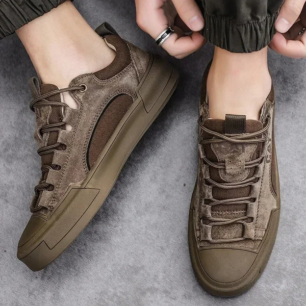 van™ | Leather Sneakers