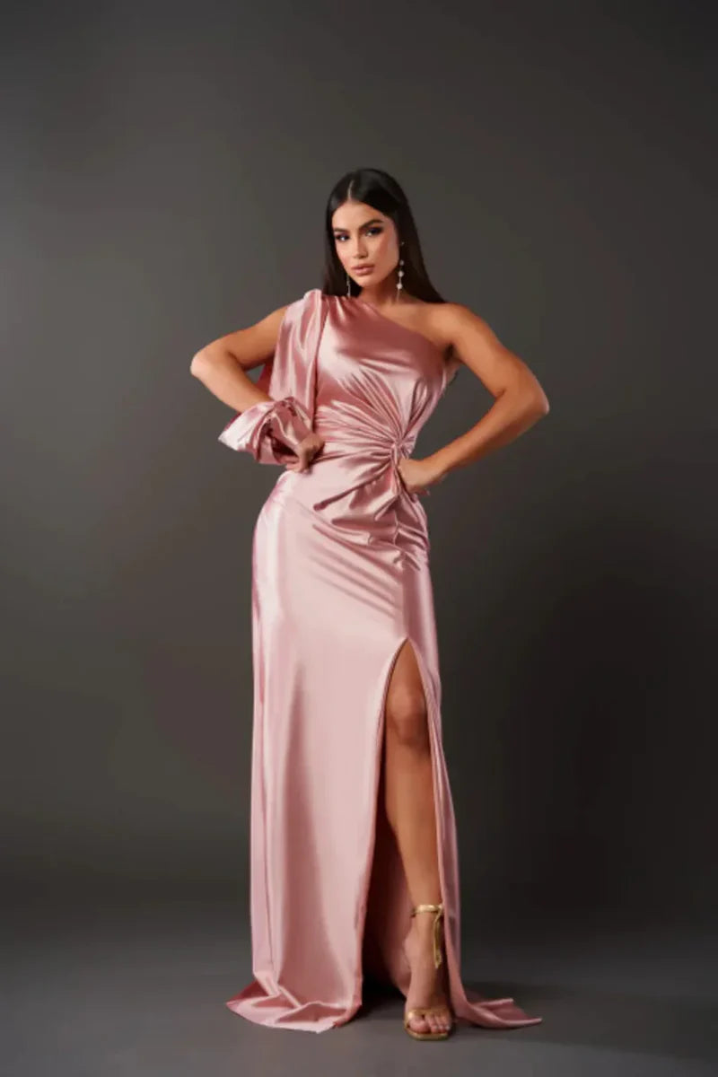 Zarra™ | Elegant One-Shoulder Maxi Dress