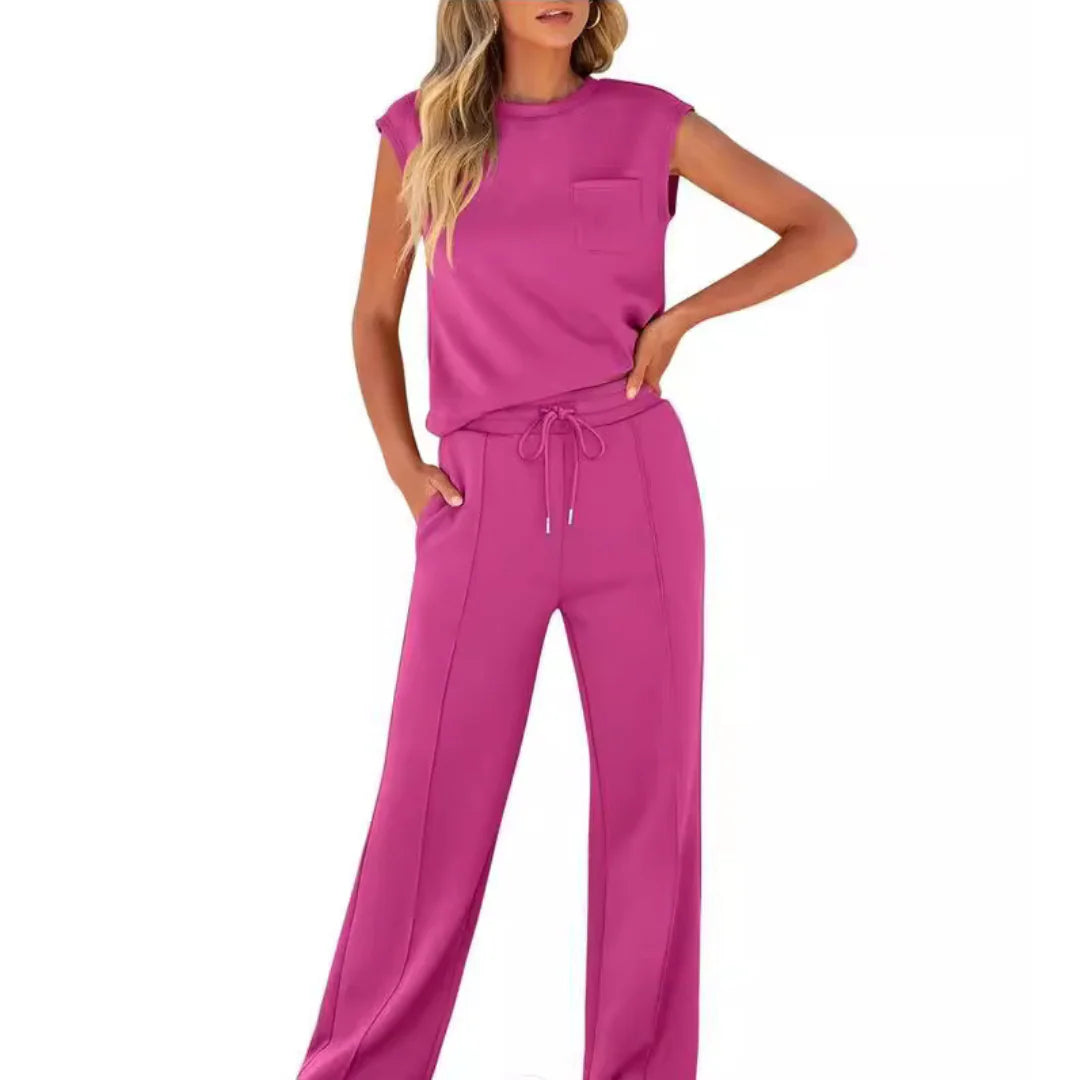 KAIYA™ | Casual Summer Soft Lounge Co-Ord