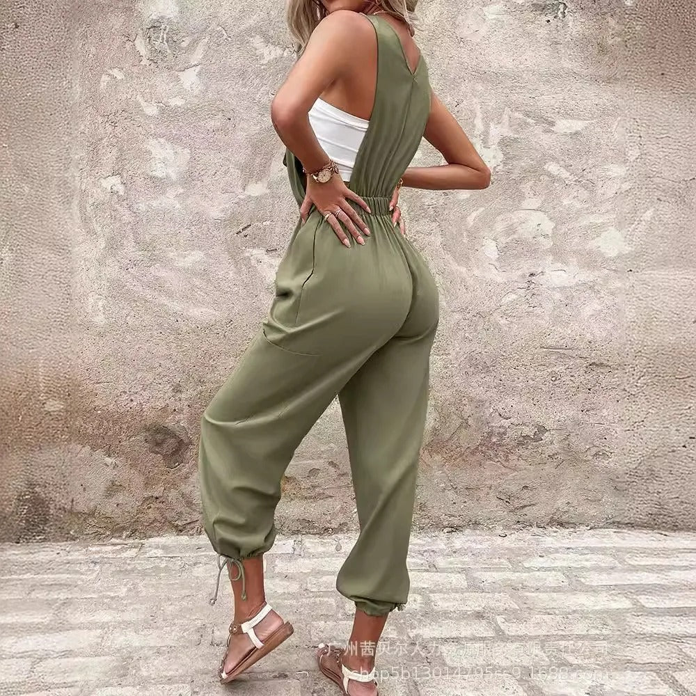 Linda™ | Casual dungarees with adjustable waist